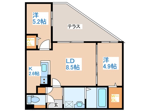 S-RESIDENCE琴似4条の物件間取画像